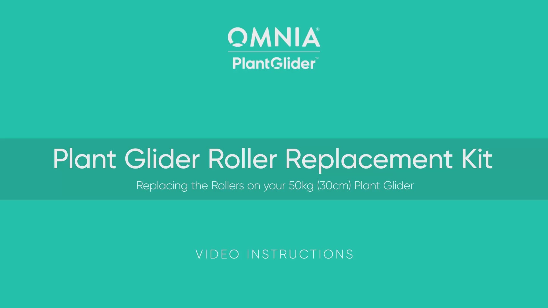 Plant Glider Support Wheel Replacement Kit